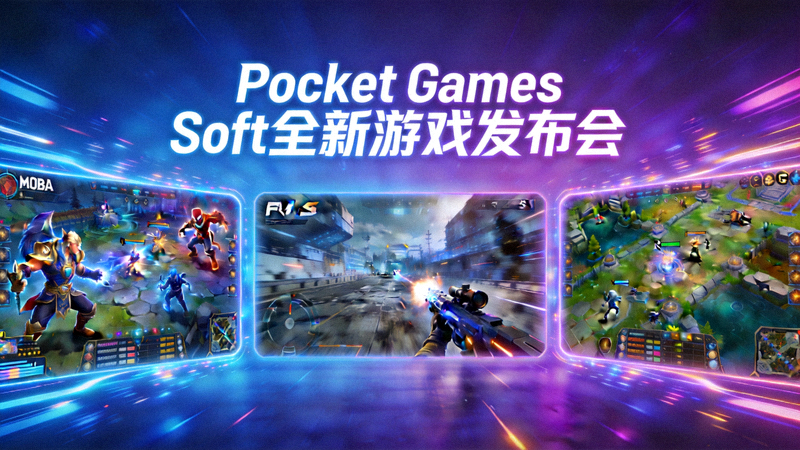 Pocket Games Soft全新游戏发布会，展示多款电竞游戏画面